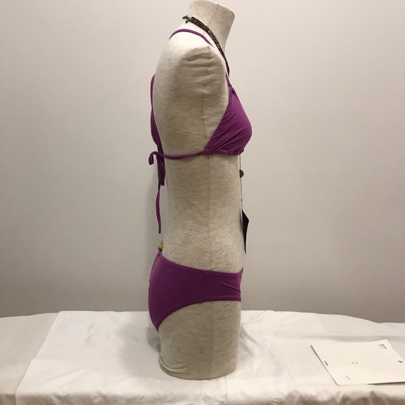 Amulette purple triangle bikini. Size L. NWT - Picture 3 of 15
